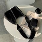 Set: Cross Bag + Chain Strap + Pouch Black - One Size