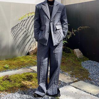 Set: Padded Blazer + Dress Pants