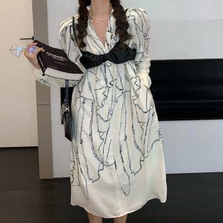 Crop Camisole Top / Long-sleeve Dress