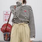 Striped Pullover Stripe - Black - One Size