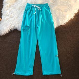 Heart Distressed Harem Pants
