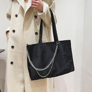Chain Strap Lightweight Tote Bag