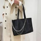Chain Strap Lightweight Tote Bag