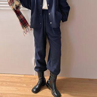 Fleece Drawcord Jogger Pants
