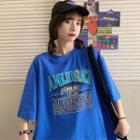 Wide Short-sleeve Top