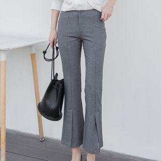 Slit Boot Cut Dress Pants