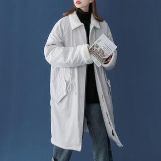 Fleece Lined Zip-up Coat