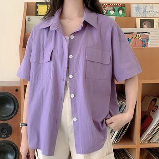 Short-sleeve Plain Shorts