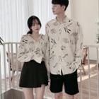 Couple Matching Printed Shirt (various Designs)