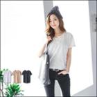 Short-sleeve Plain Top