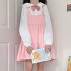 Rabbit Ear Blouse / Mini Jumper Dress