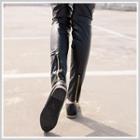 Faux-leather Pants