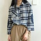 Plaid Patched Shirt