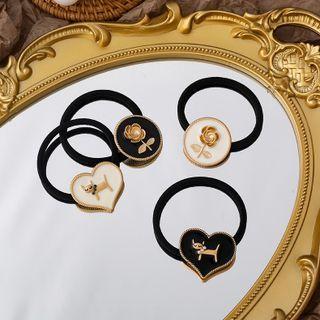 Flower / Cat Alloy Hair Tie