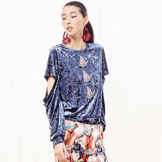 Butterfly Cutout Sweatshirt