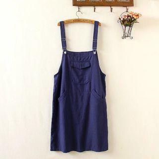 Plain Denim Pinafore