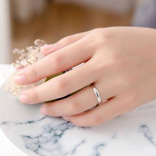 Couple Matching S925 Sterling Silver Ring