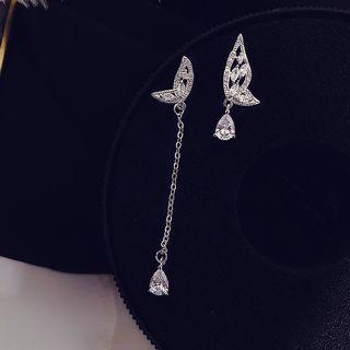 Asymmetric Wing Ear Stud As Shown In Figure - One Size
