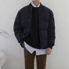 Duck-down Puffer Bomber Jacket