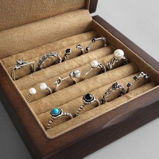 Freshwater Pearl / Turquoise / Sterling Silver Ring (various Designs)