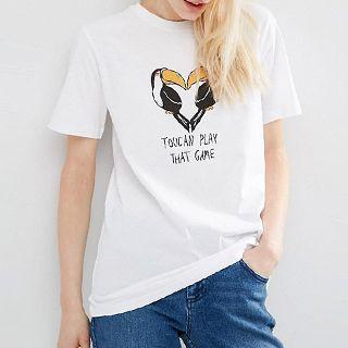 Toucan Print Short Sleeve T-shirt