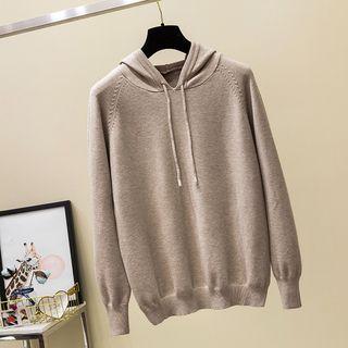 Long Sleeve Knit Hoodie