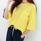 Pocket-front Boxy-fit T-shirt