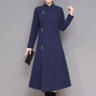 Traditional Chinese A-line Coat Dress