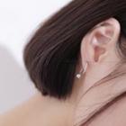 S925 Silver Rhinestone Hook Earring
