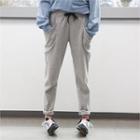 Dual-pocket Baggy-fit Sweatpants