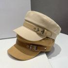 Belt Linen Cotton Military Cap