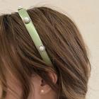 Faux Pearl / Rhinestone Fabric Headband (various Designs)