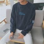 Long-sleeve Corduroy Top