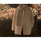 Single-breasted Woolen Coat (cream) One Size