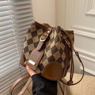 Pattern Bucket Crossbody Bag