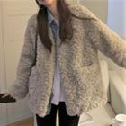 Fleece Jacket Beige - One Size