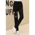 Applique Embroidered Pants