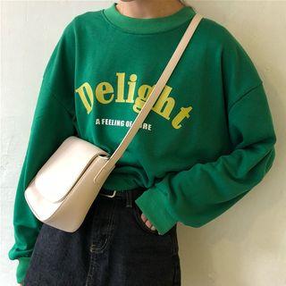Long-sleeve Litter Printed Sweatshirt