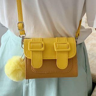 Mini Color Block Buckle Crossbody Bag