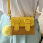 Mini Color Block Buckle Crossbody Bag