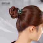 Gemstone Floral Hair Tie As Shown In Figure - One Size