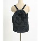 Canvas Utility Backpack Black - One Size