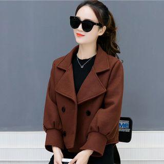 Double Breasted Cropped Coat