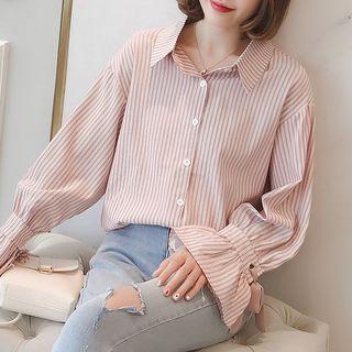 Striped Shirt Pink - One Size