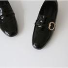 Buckled Patent Penny Loafers