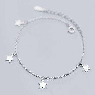 925 Sterling Silver Star Bracelet S925 Silver - Bracelet - One Size