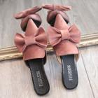 Bow Accent Pointed Mules