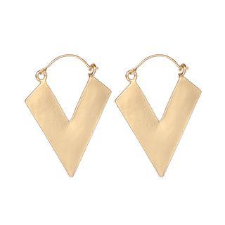V-shape Alloy Dangle Earring