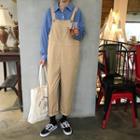 Contrast Stitched Oversized Blouse / Jumper Pants