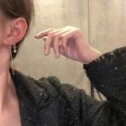 Set: Alloy Dangle Earring (assorted Designs) Set Of 4 Pairs - One Size